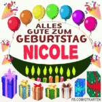 Alles gute zum geburtstag Nicole