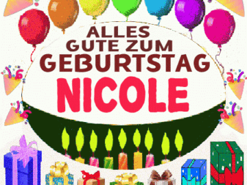 Alles gute zum geburtstag Nicole