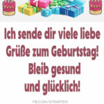 Geburtstagswünsche und Geburtstagsgrüße