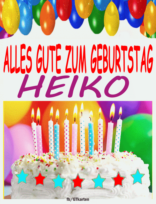 Alles Gute Zum Geburtstag Heiko