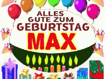 Alles Gute zum geburtstag Max