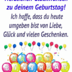 Geburtstagswünsche
