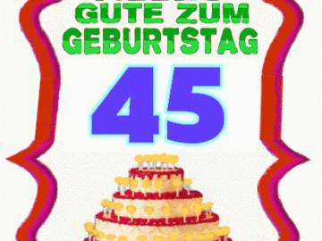 Alles Gute Zum Geburtstag 45