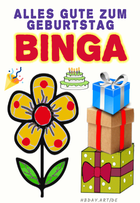 Alles gute zum geburtstag Binga