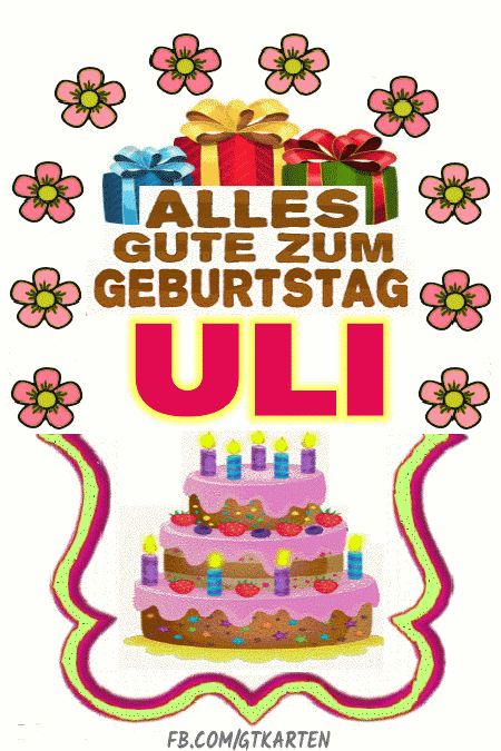 Alles gute zum geburtstag Uli