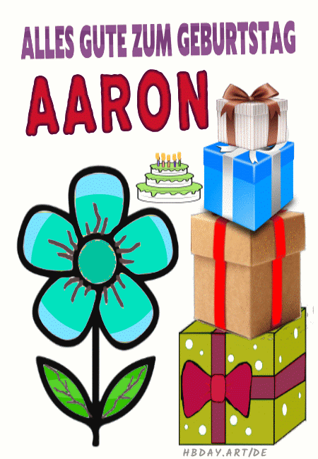 Alles gute zum geburtstag Aaron