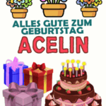 Alles gute zum geburtstag Acelin