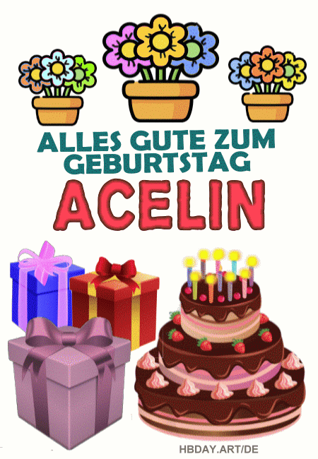 Alles gute zum geburtstag Acelin