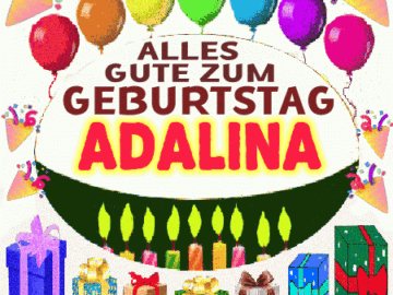 Alles gute zum geburtstag Adalina
