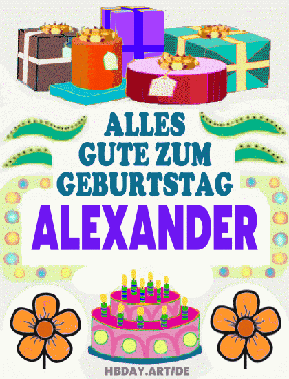 Alles gute zum geburtstag Alexander
