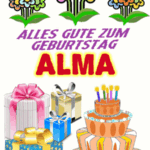 Alles gute zum geburtstag Alma