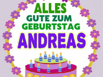 Alles gute zum geburtstag Andreas