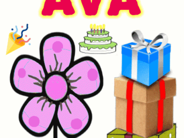 Alles gute zum Geburtstag Ava