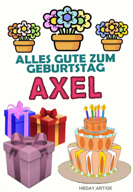 Alles gute zum geburtstag Axel