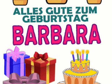 Alles gute zum geburtstag Barbara