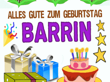 Alles gute zum geburtstag Barrin