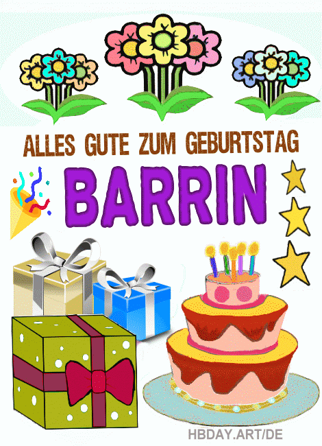 Alles gute zum geburtstag Barrin