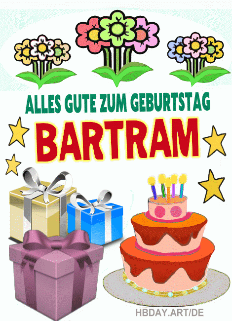 Alles gute zum geburtstag Bartram