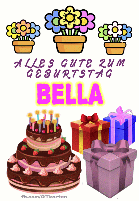 Alles gute zum geburtstag Bella