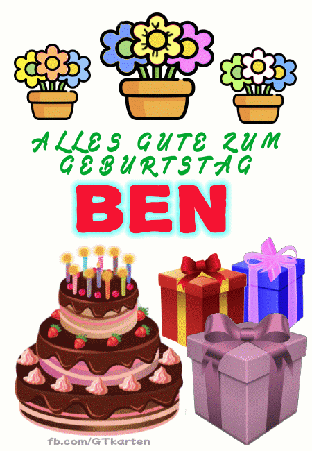 Alles gute zum geburtstag Ben