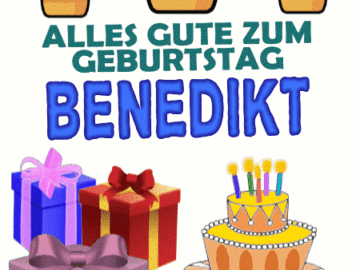 Alles gute zum geburtstag Benedikt