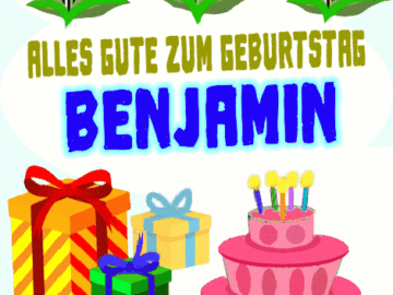 geburtstag Benjamin gif