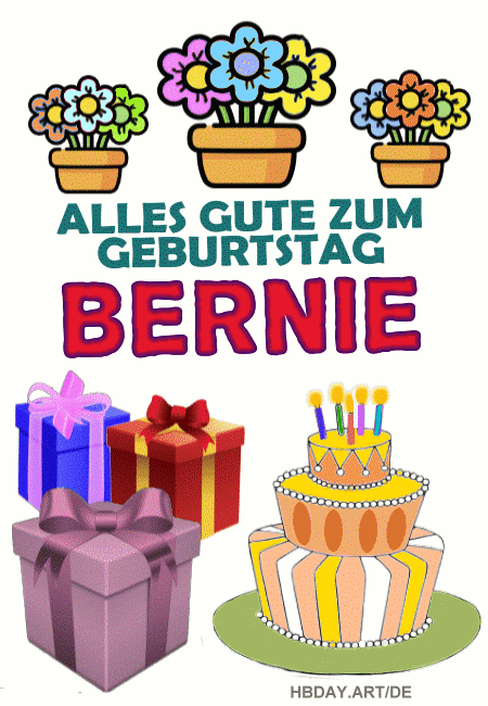Alles gute zum geburtstag Bernie