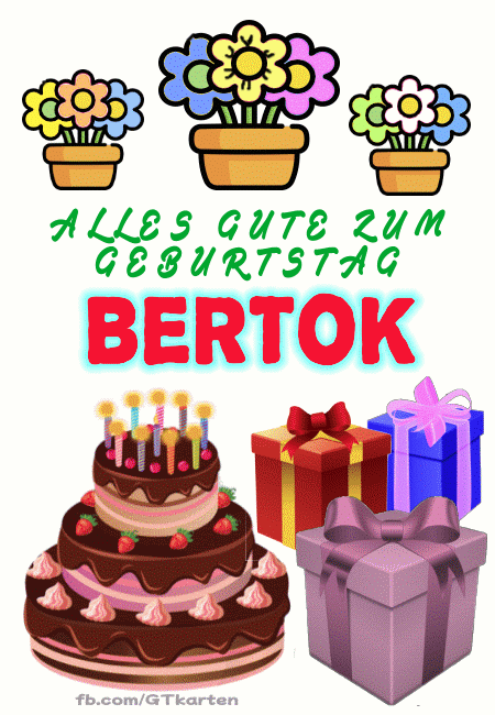 Alles gute zum Geburtstag Bertok