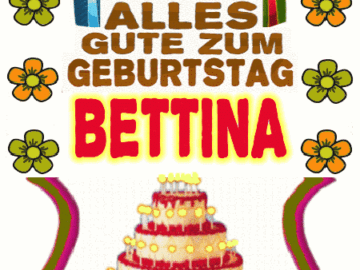 Alles gute zum geburtstag Bettina