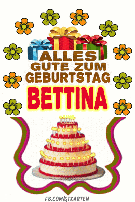 Alles gute zum geburtstag Bettina