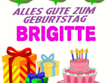 Alles Gute Zum Geburtstag Brigitte