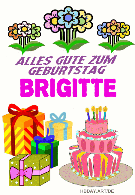 Alles Gute Zum Geburtstag Brigitte Gif