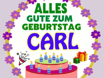 Alles gute zum geburtstag Carl