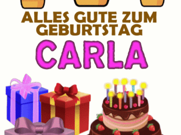 Alles gute zum geburtstag Carla