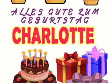 Alles gute zum geburtstag Charlotte