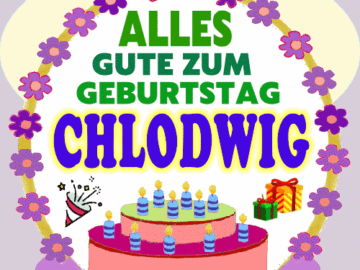 Alles gute zum geburtstag Chlodwig