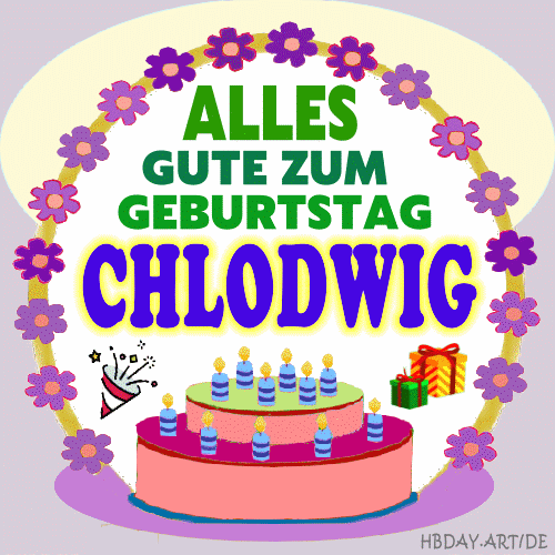 Alles gute zum geburtstag Chlodwig