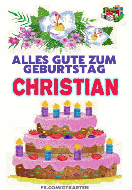 Alles gute zum geburtstag Christian