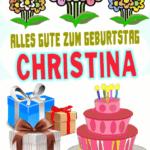 Alles gute zum geburtstag Christina