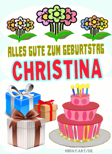 Alles gute zum geburtstag Christina