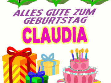 Alles gute zum geburtstag Claudia