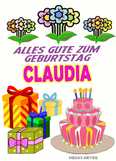Alles gute zum geburtstag Claudia
