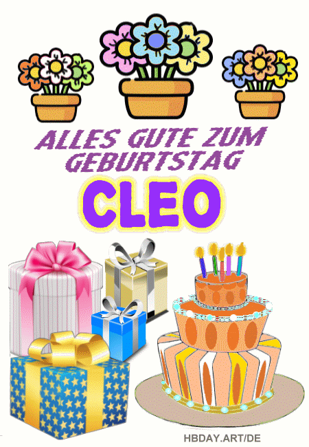 Alles gute zum geburtstag Cleo