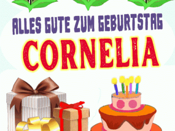 Alles gute zum geburtstag Cornelia