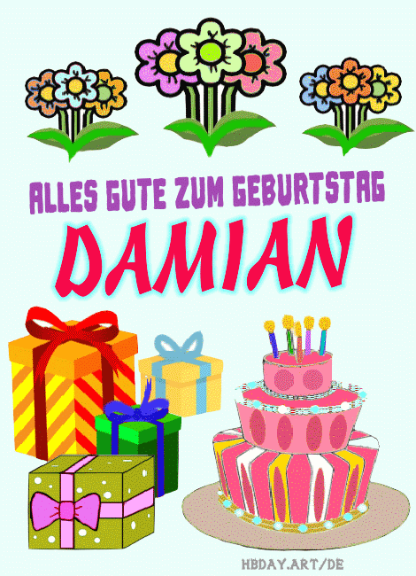 Alles gute zum geburtstag Damian