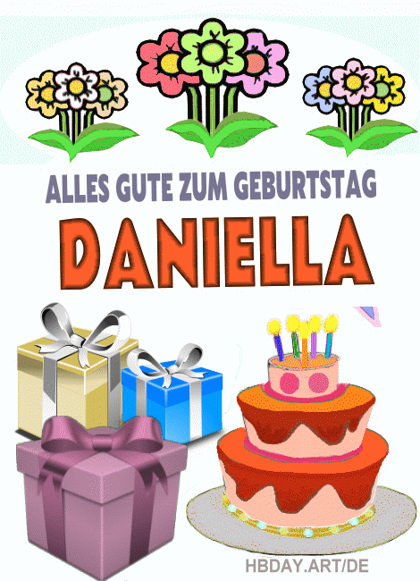 Alles gute zum geburtstag Daniella