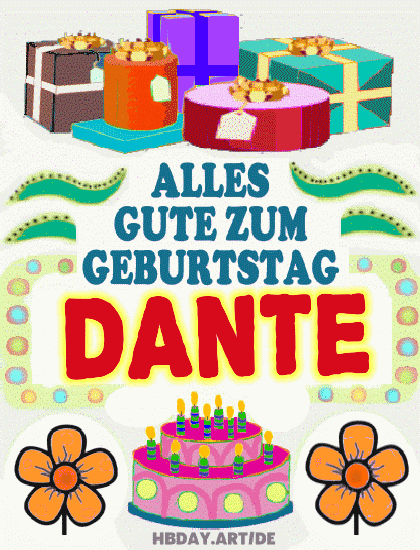 Alles gute zum geburtstag Dante