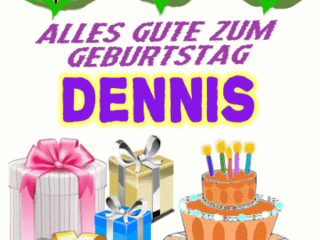 Alles gute zum geburtstag Dennis