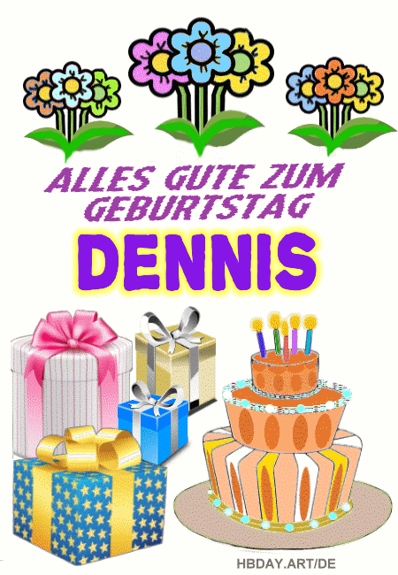 Alles gute zum geburtstag Dennis