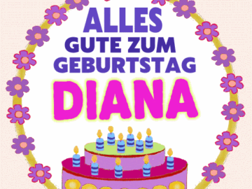 Alles gute zum geburtstag Diana